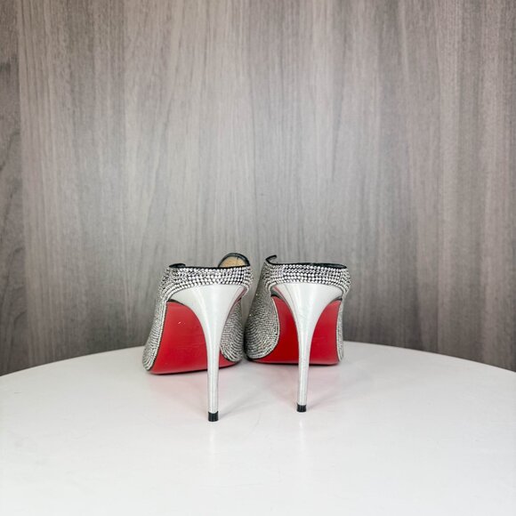 Louboutin Ice Bear Swarovski strass mules - Picture 5 of 11